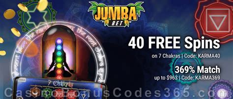 jumba bet free spin codes.